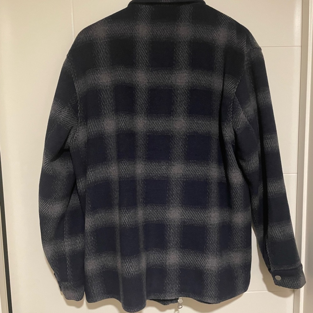Brand New / Unworn Wax London Hybrid Bomber Jacket Navy Check